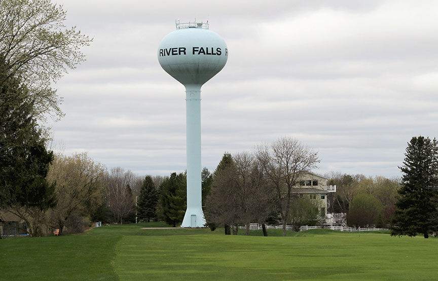 River Falls water tower